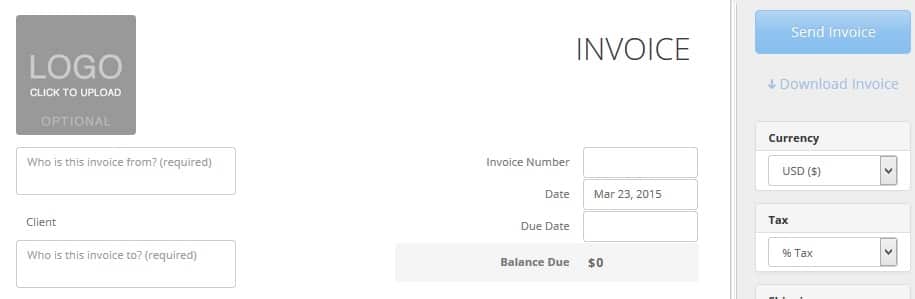 Free Invoice Generator by Invoiced