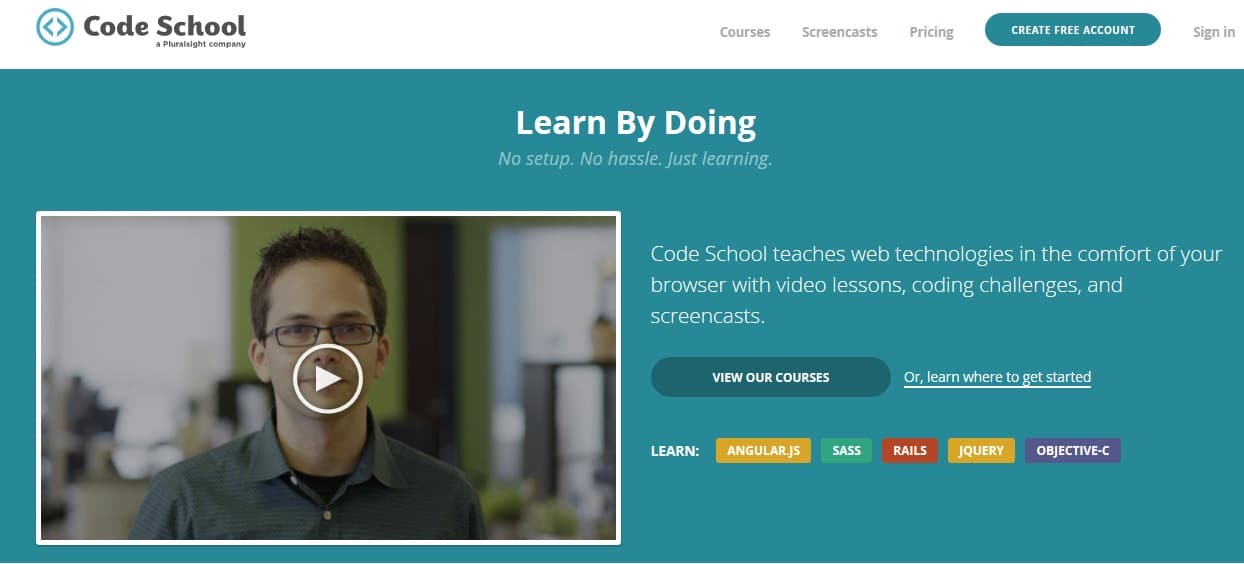 Code School - Learn Coding by Doing