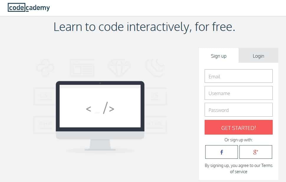 Codeacademy - Learn to Code Interactively Online for Free