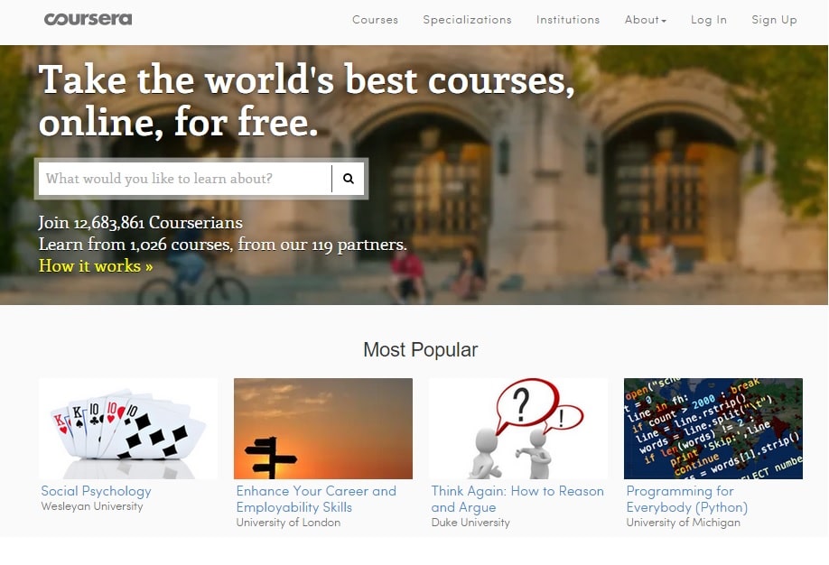 Coursera - Learn Programming and Coding Skills Quickly Online for Free