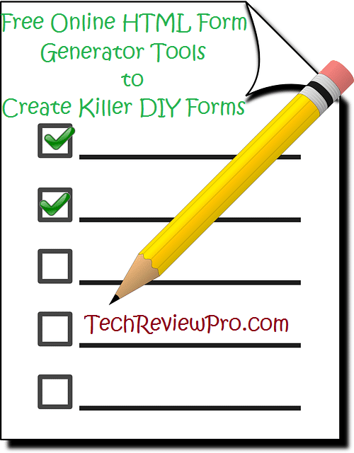 Top 7 Free Online HTML Form Generator Tools to Build Killer DIY Form