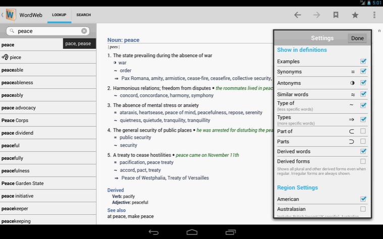 WordWeb - Dictionary - Best Android Dictionary App