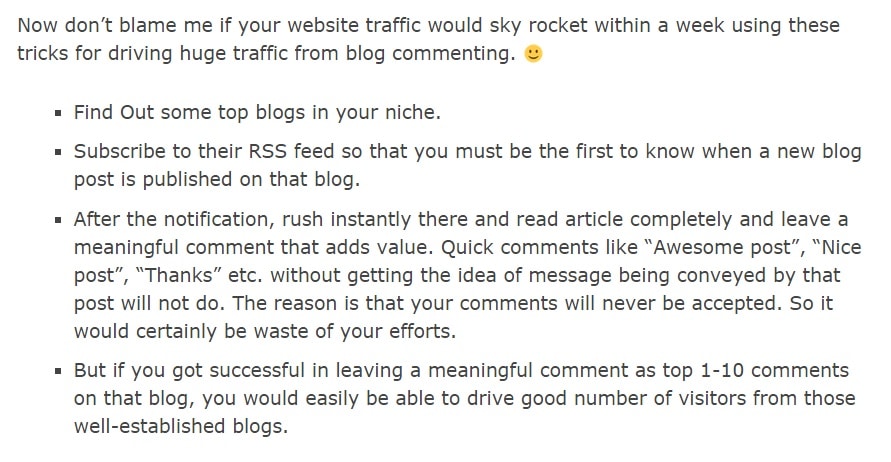 How to Use Blog Commenting Technique to Drive Huge Visitors Smartly - TechReviewPro