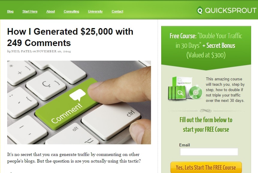 Use Blog Commenting to Generate 25000 dollars and Lots of traffic