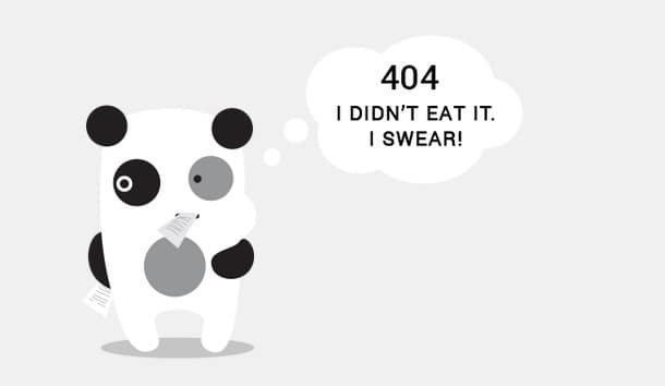 404 Error - Funny HTTP Not Found Page Design