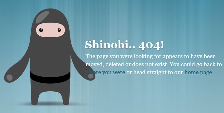 404 Error - Page Doesn't Exist