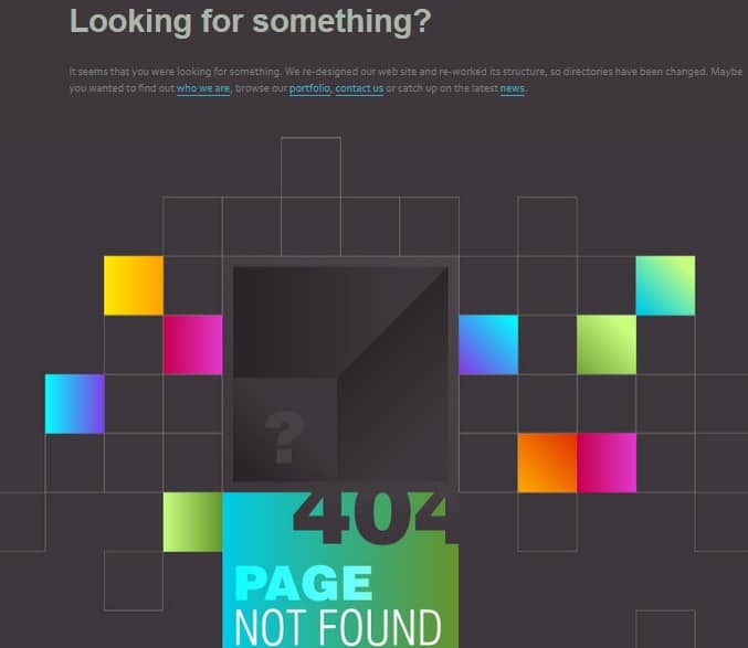 404 Page Not Found Creative Error Page