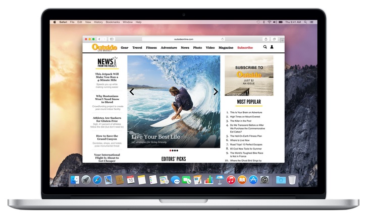 Apple Safari - Default Official Internet Browser for Mac