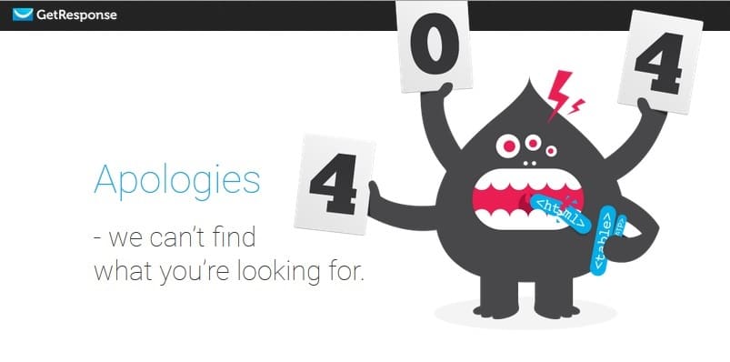 Creative 404 Error Fresh Design