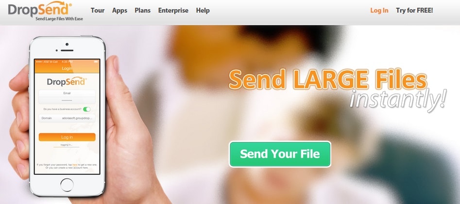 DropSend - Email or Send Large Files Instantly