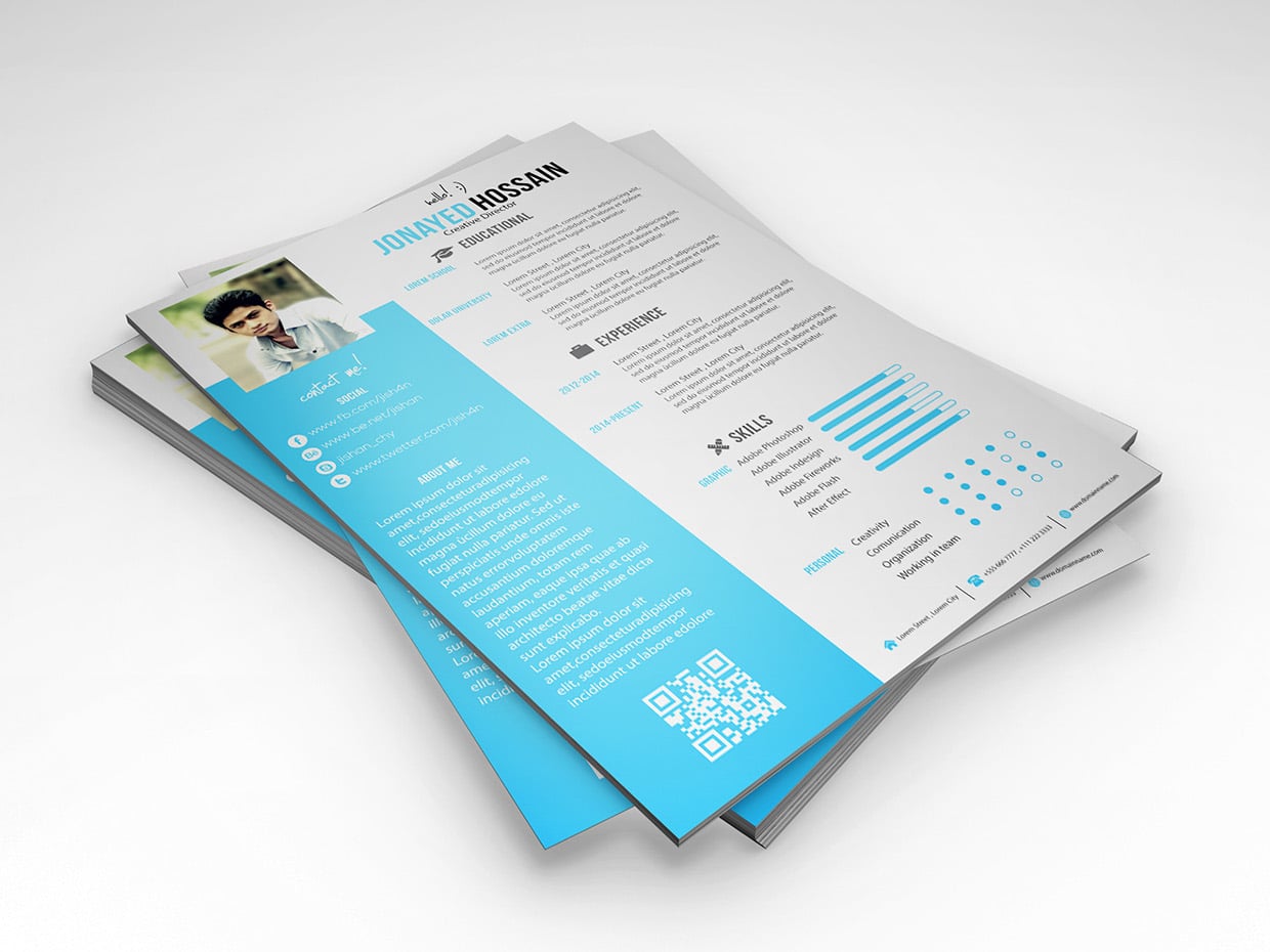 Infographic Resume CV Design Templates