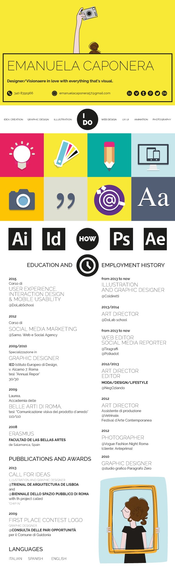 My Creative Infographic Resume Design Template