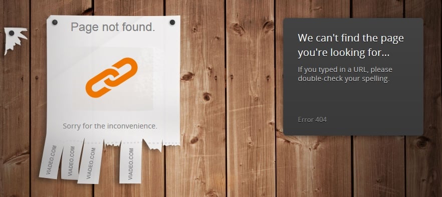 Page Not Found - 404 Error Fresh Design