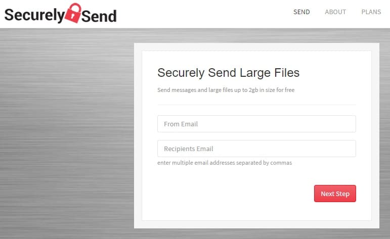 SecurelySend - Send Large Files via Email Safely and Securely
