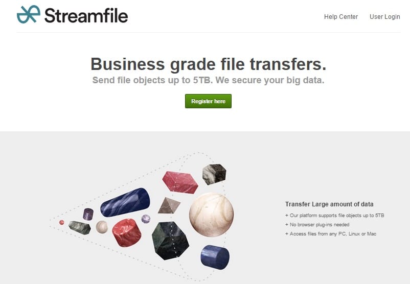 StreamFile - Secure Business Files Transfer