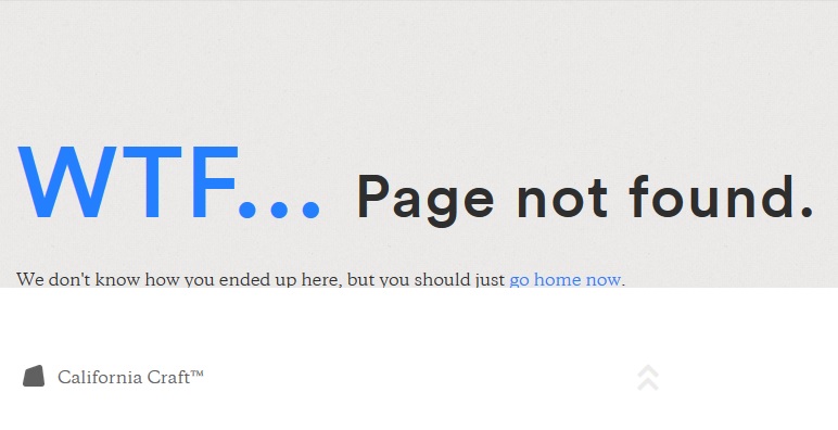 WTF-Page Not Found HTTP Error Page