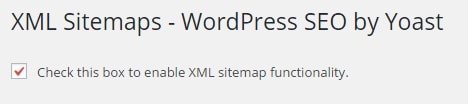 XML Sitemap Generation Settings in WordPress SEO by Yoast