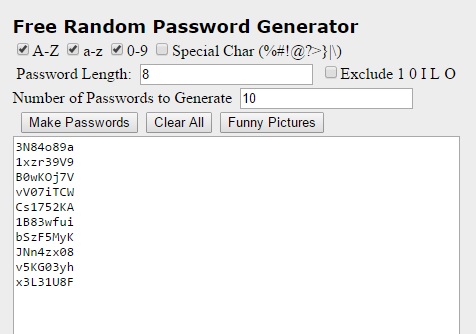 Free Random Password Generator Online