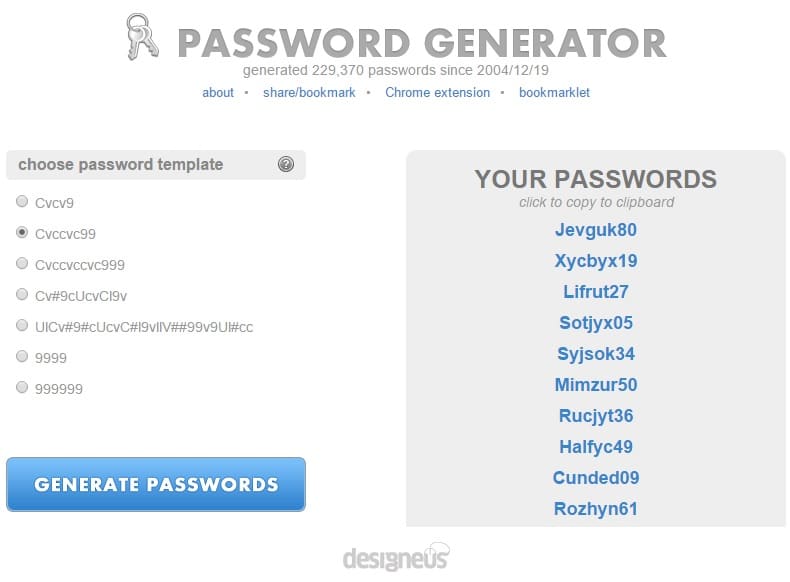 Pronounceable Password Generator - Generate Very Secure Password Online