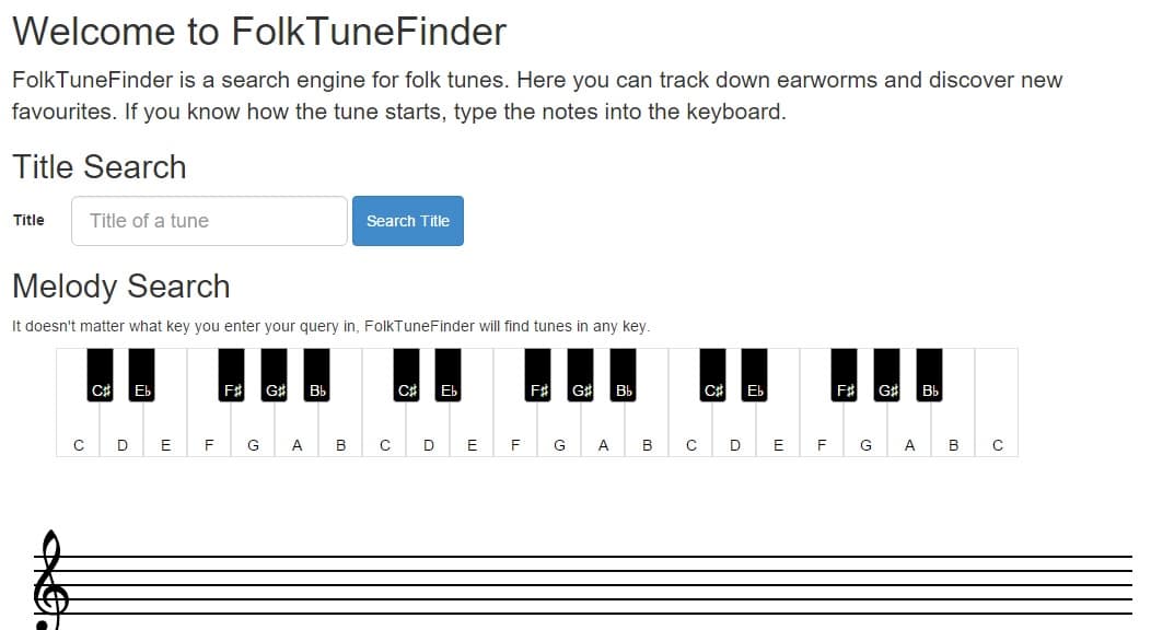 FolkTune Finder - Folk Tune Music Search Engine to Know What Song Is This