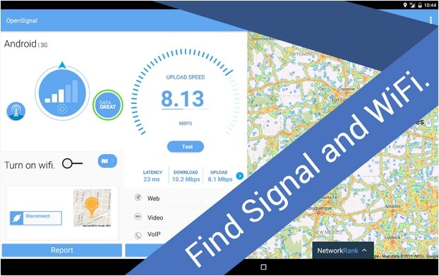 Open Signal Wifi Map and Speed Test Free Android Wifi App - Best Android Wifi Hotspot Finder App