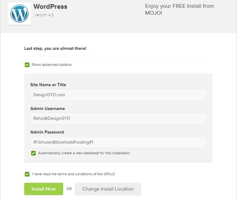Install WordPress on Bluehost Hosting Server - How to Start WordPress Blog Step by Step