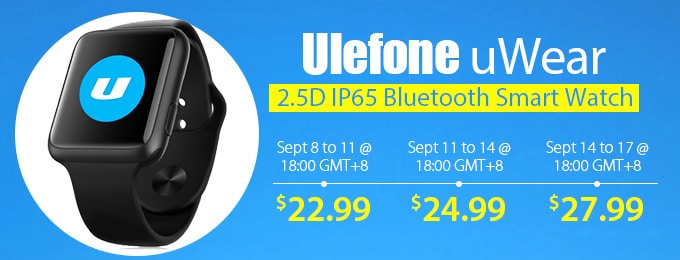 Ulefone uWear Bluetooth Smartwatch Price Features and Specifications