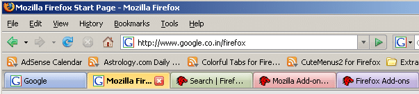 ColorfulTabs - Most Beautiful Firefox Addon to Customize the Color of Tabs in Firefox
