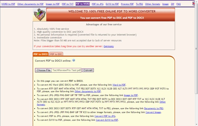 Convert Online Free - Change PDF to Word and Convert Word to PDF online