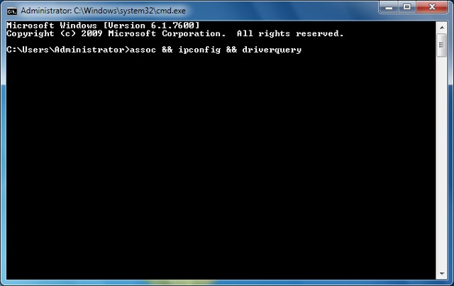 handy command prompt trick to execute multiple commands in Command Prompt