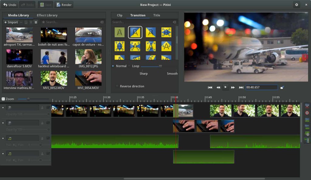 Pitivi - Best Video Editing Software for Linux - Best Free Linux Video Editors 