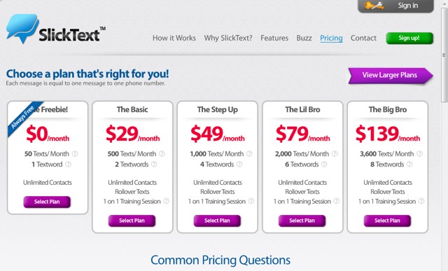 Slick Text: send mass text messages easily - Cheap text marketing services for small business