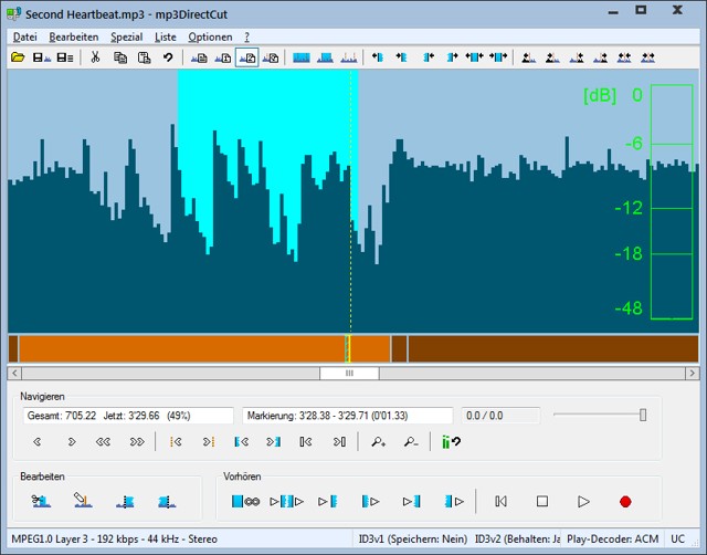 mp3directcut: light audio editor - free mp3 cutter to get audio from any video file