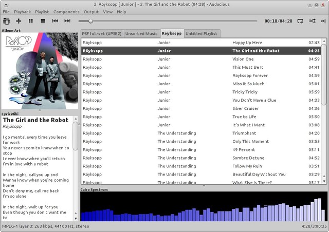 Audacious - Video Editing Software for Linux - Best Linux Software for Audio Editing
