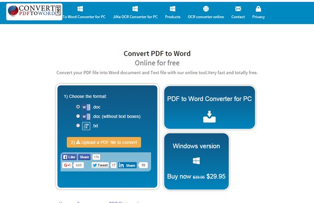 Convert PDF to Word - Convert PDF to Word Online for Free