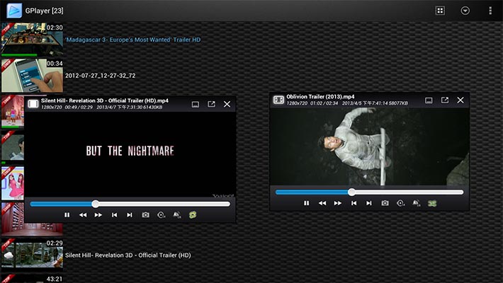 GPlayer-best video player app for android phones and tablets - Free Android Media Player App