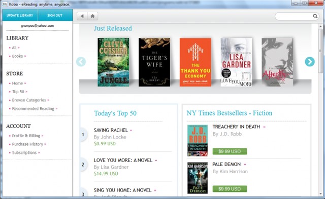 Kobo - Best ePub Reader for Windows - Free ePub Reader for Windows