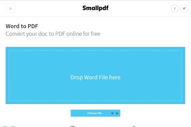Small PDF - Convert Doc to PDF Online - Best Online Word to PDF Converter Tools