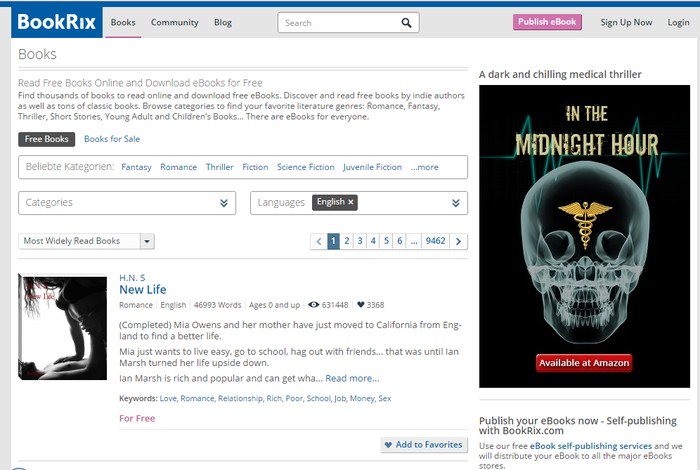 Bookrix - Best Sites for Free Online Audio Books Downloads - Listen to Free Online Audio Books