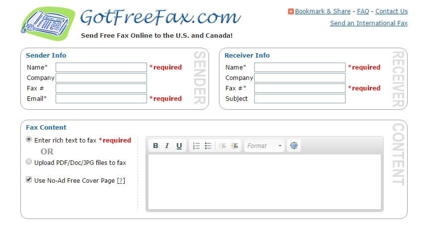 GotFreeFax free online fax services to Send Fax Online for Free - Best Fax Services