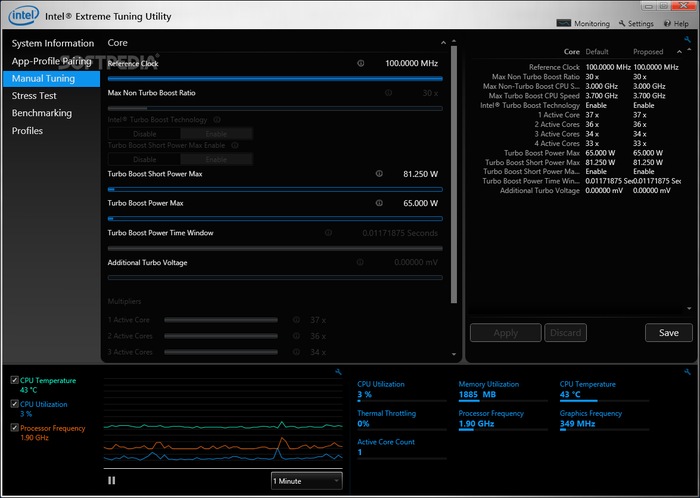 Intel® Extreme Tuning Utility- overclocking software by Intel - best GPU and CPU overclocking software