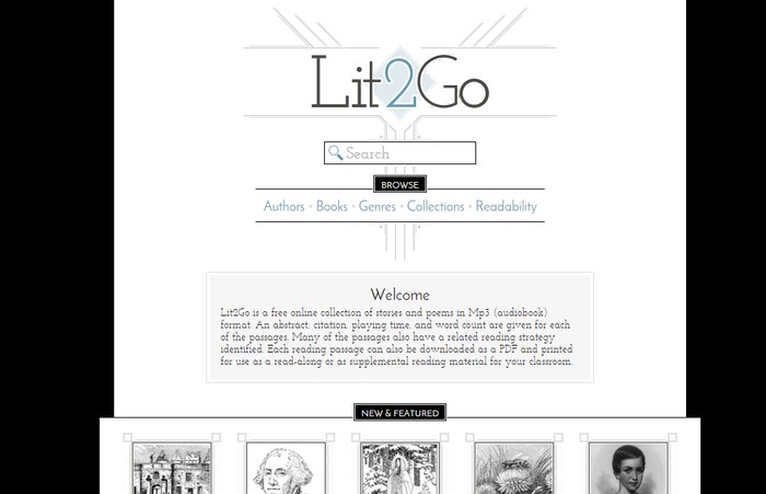 Lit2Go - Free Online Audio Books Download Sites to Download Free Streaming Audio Books Online