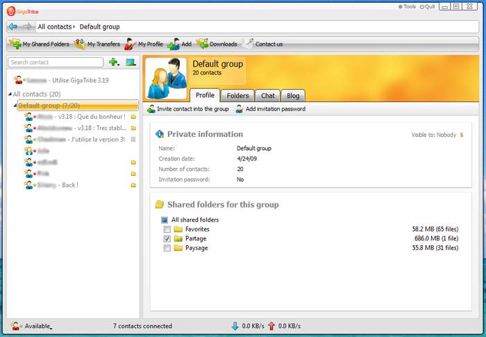 GigaTribe - Peer to Peer File Sharing Software - Best File Sharing Software to Share File Easily