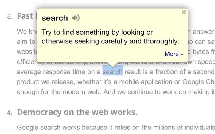 Google Dictionary - Best Dictionary for Chrome - Chrome Dictionary