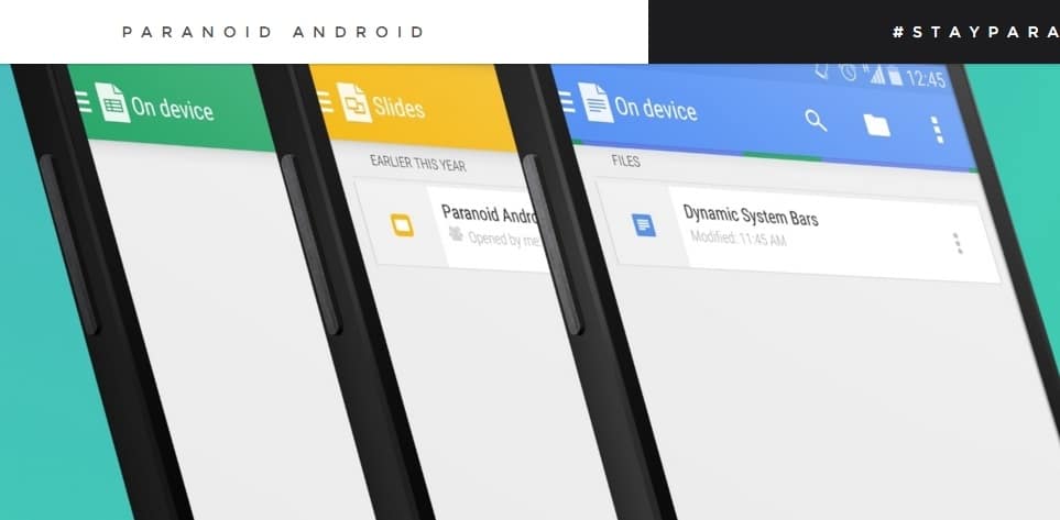 Paranoid Android - Best Custom ROM for Android - Best Android Custom ROM