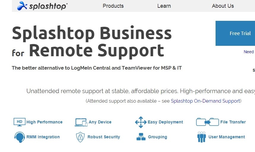 Splashtop - Alternative to TeamViewer - Free Remote Desktop Access Software - Remote Desktop Access - Best TeamViewer Alternatives for Remote Desktop Access