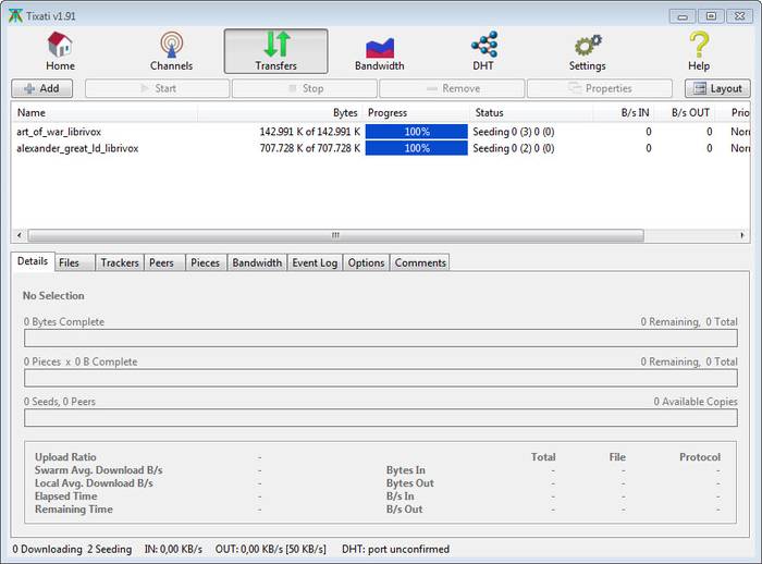 Tixati - Peer to Peer File Sharing Software - Best File Transfering Software to Share Files Easily