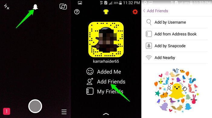 Snapchat-Add friend - How to Find Friends on Snapchat - Add Friends on Snapchat