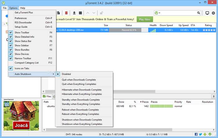 uTorrent - Best File Sharing Software - P2P File Sharing Software - Free File Sharing Software