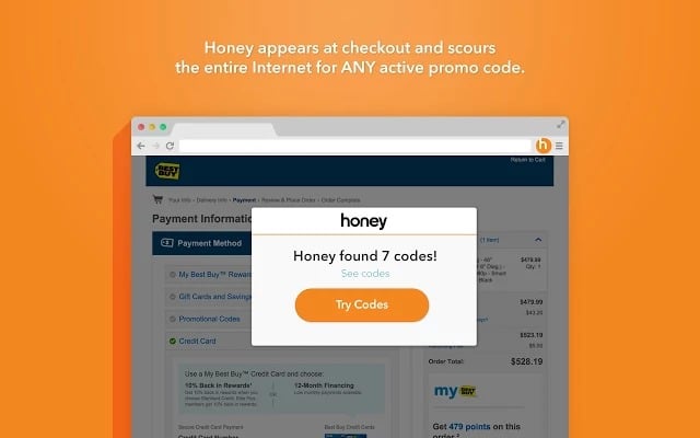 Honey - search discount coupons - chrome top extensions - Best Chrome Extensions for Productivity